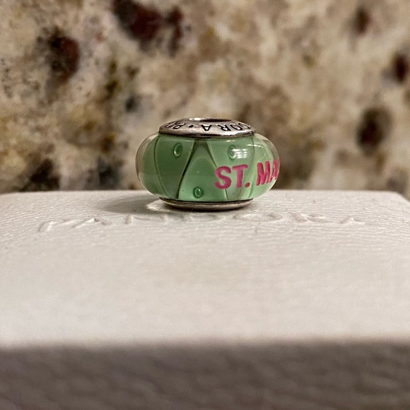 Pandora St. Maarten Exclusive Murano Charm - Picture 2 of 9
